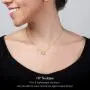 Suavell Sister Necklace. 18K Gold Plated Double Circle Necklace for Women. Sister Gifts from Sister, Galentines Day Gifts, Big Sister Gift or BFF Soul Sister! Interlocking Circle Necklace Jewelry