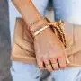 Mevecco Gold Beaded Bracelets,18K Gold Plated Handmade Cute Satellite Diamond Cut Oval and Round Beads Rope Chain Dainty Bracelet for Women Mevecco Gold Beaded Bracelets,18K Gold Plated Handmade Cute Satellite Diamond Cut Oval and Round Beads Rope Chain Dainty Bracelet for Women