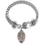 Inspired Silver - Silver Customized Charm Bracelet with Cubic Zirconia Jewelry Inspired Silver - Silver Customized Charm Bracelet with Cubic Zirconia Jewelry