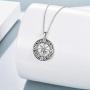ONEFINITY Compass Necklace Sterling Silver Celtic Knot Necklace Graduation Friendship Talisman Travel Necklace Inspirational Graduation Gift Jewelry Gifts for Women Girls
