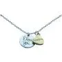 Grandma necklace pendant gift card jewelry love you grandmother heart moon back 18 inch
