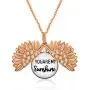 You are My Sunshine Necklace Sterling Silver Personalized Simulated Birthstone Sunflower Necklace Locket with Engraved Hidden Message Pendant Jewelry Gifts for Her You are My Sunshine Necklace Sterling Silver Personalized Simulated Birthstone Sunflower Necklace Locket with Engraved Hidden Message Pendant Jewelry Gifts for Her