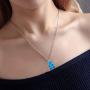 Twinkling Gummy Bear Earrings Necklace Set Multicolor Cartoon Resin Bears Bib Tassel Pendant Necklace Jewelry for Women Girls