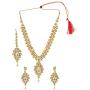 Efulgenz Indian Bollywood Kundan Choker Multilayer Neckalce Earrings Maangtikka Wedding Bridal Jewelry Set