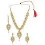 Efulgenz Indian Bollywood Kundan Choker Multilayer Neckalce Earrings Maangtikka Wedding Bridal Jewelry Set