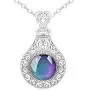 Jude Jewelers Round Shape Color Changing Mood Indicator Statement Party Pendant Necklace Jude Jewelers Round Shape Color Changing Mood Indicator Statement Party Pendant Necklace
