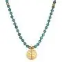 Satya Jewelry Turquoise Gold Chakra Tassel Mala Necklace 30-inch Satya Jewelry Turquoise Gold Chakra Tassel Mala Necklace 30-inch