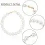 4 Pairs Faux Pearl Hoop Earrings Circle Dangle Drop Earrings Artificial Pearl Beaded Earrings (Pearl Hoop) 4 Pairs Faux Pearl Hoop Earrings Circle Dangle Drop Earrings Artificial Pearl Beaded Earrings (Pearl Hoop)