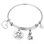 FAADBUK Funny Monkey Bracelet Animal Lover Gift Just A Girl Who Loves Monkeys Jewelry Bracelet Monkey Lover Gift Monkey Jewelry