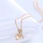 CHUYUN Gold Silver Color Fruit Jewelry Dainty Bananas Pendant Necklace Accessories Simple Necklace