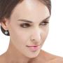 Bridal Simulated Diamond CZ Halo Drop Earrings by Lux and Glam Jewelry - Heart, Flower, Square and Pear Shape