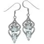 Silvershake 3.1ct. Genuine Blue Aquamarine 925 Sterling Silver Swirl and Spiral Dangle Hook Earrings Silvershake 3.1ct. Genuine Blue Aquamarine 925 Sterling Silver Swirl and Spiral Dangle Hook Earrings