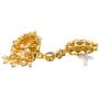 Bindhani Womens Bollywood Style Jewellery Bridemaids Gold Plated Choker Kundan Necklace Earrings Tikkas Indian Bridal Jewelry Set for Wedding