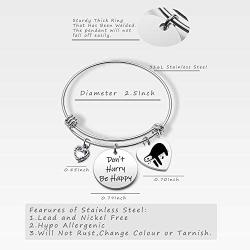 Animal Sloth Charm Bracelet Animal Jewelry Sloth Lover Gift Sloth BestFriend Braclets（BR-Dont Hurry）
