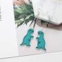 Cute Acrylic Dinosaur Dangle Earrings Drop Earrings Jewelry Gift for Women and Girl