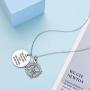 LParkin I Am The Master of My Fate I Am The Captain of My Soul Compass Necklace Jewelry Invictus Inspirational Quote Graduation Gift
