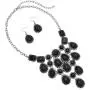 Rosemarie Collections Women’s Boho Natural Howlite Stone Dangle Statement Bib Necklace Drop Earrings Jewelry Set, 18''-21'' with 3'' Extender Rosemarie Collections Women’s Boho Natural Howlite Stone Dangle Statement Bib Necklace Drop Earrings Jewelry Set, 18''-21'' with 3'' Extender