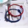 BOCHOI 2Pcs Magnetic Couples Bracelets Mutual Attraction Vows of Eternal Love Relationship Matching Jewelry Gifts for Women Men Bf Gf Friends BFF Him Her Birthday