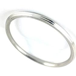 Punjabi/Sikh Stainless Steel Kada/Kara for Men/Women Internal Diameter 6.9 cm - 1 cm Thick