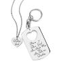 ELOI Father Daughter Gifts, Daddys Girl Necklace, Gift for Daughter,Theres This Girl Who Stole My Heart She Calls Me Daddy Keychain Christmas Fathers Day Jewelry Set