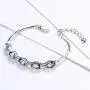 Aurora Tears Charm Bracelet Crystal Rainbow Topaz 925 Sterling Silver Bracelets Women Gift Crystal Cubic Zirconia Girls Jewelry
