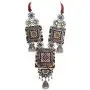 Zephyrr Afghani/Turkish Statement Long Necklace Jewelry Silver Tone Casual Jhumki Jewelry for Women Zephyrr Afghani/Turkish Statement Long Necklace Jewelry Silver Tone Casual Jhumki Jewelry for Women