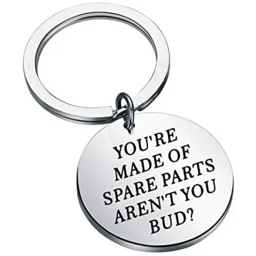 CENWA Letterkenny Inspired Gift You’re Made of Spare Parts Aren’t Ya Bud Keychain CENWA Letterkenny Inspired Gift You’re Made of Spare Parts Aren’t Ya Bud Keychain