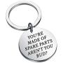 CENWA Letterkenny Inspired Gift You’re Made of Spare Parts Aren’t Ya Bud Keychain