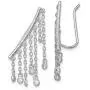925 Sterling Silver Drop Dangle Chandelier Cubic Zirconia Cz Ear Climber Earrings Fine Jewelry For Women Gifts For Her 925 Sterling Silver Drop Dangle Chandelier Cubic Zirconia Cz Ear Climber Earrings Fine Jewelry For Women Gifts For Her