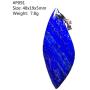 Lapis Pendant,Natural Royal Blue Lapis Lazuli Stone Jewelry For Woman Man Crystal 48x19x5mm Beads Silver Gemstone AAAA