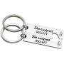 Ikunne Couple Keychain Gifts for Girlfriend Boyfriend I am Yours You are Mine/She& He Swiped Right Keychian Sets Couples Jewelry Gift for Valentines Day Anniversary