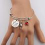 AKTAP Phlebotomist Gift Nurse Phlebotomist Bracelet She Believed She Could So She Did Phlebotomy Graduation Gifts for Technician Hematologist Medical Technologist