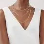 LYNMOS Layering Necklaces Elegant Gold Boho Jewelry Black Small Beaded Hematite Crystal Rhinestone Beads Long Necklace Gift for Women LYNMOS Layering Necklaces Elegant Gold Boho Jewelry Black Small Beaded Hematite Crystal Rhinestone Beads Long Necklace Gift for Women