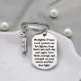 Fireman Prayer Keychain Fireman Graduation Gift Firemen Jewelry(Firefighter prayer KR)