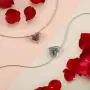Multi-Gemstone Layered Double Heart Pendant and Natural Diamond Accent Women Jewelry Anniversary Birthday Valentines