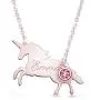 Personalized Birthstone Name Necklace Horse Custom 925 Sterling Silver Charms Personalized Birthstone Name Necklace Horse Custom 925 Sterling Silver Charms