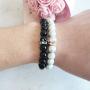 Long tiantian Yin Yang Necklace Bracelet Set for Couple His and Hers Bracelets Friendship Promise Necklaces for 2 Couple Gifts