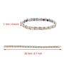 Magnetic Bracelets Women, Health Care Stainless Steel Magnetic Bracelets for Arthritis Pain Relief Magnet Bracelet with Magnets and Germanium Element