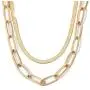 Minimalist Metal Snake Bone Thick Chunky Choker Chain Multi Layered Adjustable Length Necklace Bracelet Set Exaggeration Oval Cuban Collar Statement Clavicle Necklace for Women Men Jewelry Minimalist Metal Snake Bone Thick Chunky Choker Chain Multi Layered Adjustable Length Necklace Bracelet Set Exaggeration Oval Cuban Collar Statement Clavicle Necklace for Women Men Jewelry