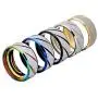 W WOOGGE 5 Pack of Stainless Steel Lucky Worry Rings for Men Wedding Ring Cool Simple Band 8 MM Ring for Women W WOOGGE 5 Pack of Stainless Steel Lucky Worry Rings for Men Wedding Ring Cool Simple Band 8 MM Ring for Women