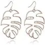 JOYID Monstera Leaf Dangle Earrings Bohemia Palm Leaves Drop Earrings Jewelry for Women Girls JOYID Monstera Leaf Dangle Earrings Bohemia Palm Leaves Drop Earrings Jewelry for Women Girls