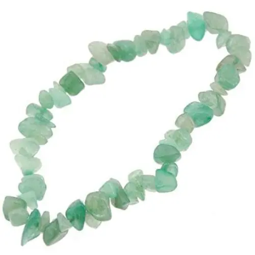 Miners Horde - Chip Chunk Bracelet Green Aventurine (New Jade), 6-8'' Stretch, Natural Gemstone Crystal Strand Bracelet or Anklet Miners Horde - Chip Chunk Bracelet Green Aventurine (New Jade), 6-8'' Stretch, Natural Gemstone Crystal Strand Bracelet or Anklet
