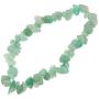 Miners Horde - Chip Chunk Bracelet Green Aventurine (New Jade), 6-8'' Stretch, Natural Gemstone Crystal Strand Bracelet or Anklet