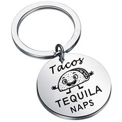 Taco Keychain Favors Tacos Tequila NAPS Taco Gifts for Women Kids Men Tequila Lover Gifts