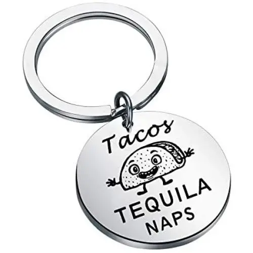 Taco Keychain Favors Tacos Tequila NAPS Taco Gifts for Women Kids Men Tequila Lover Gifts Taco Keychain Favors Tacos Tequila NAPS Taco Gifts for Women Kids Men Tequila Lover Gifts