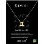 HOLY KT 12 Constellation Zodiac Pendant Necklace Astrology Gold Tone Chain with Gold Message Card for Women Jewelry HOLY KT 12 Constellation Zodiac Pendant Necklace Astrology Gold Tone Chain with Gold Message Card for Women Jewelry