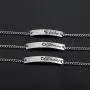 WUSUANED Baby&Mommy Bracelet Baby Baptism Bracelet Mom Daughter Bar Bracelet Set Gift for New Mom&Baby