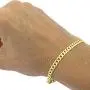 Nuragold 14k Yellow Gold 4.5mm Cuban Curb Link Chain Bracelet, Mens Womens Lobster Lock 7'' 7.5'' 8'' 8.5'' 9'' Nuragold 14k Yellow Gold 4.5mm Cuban Curb Link Chain Bracelet, Mens Womens Lobster Lock 7'' 7.5'' 8'' 8.5'' 9''