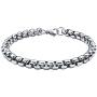 Monily 2-7mm 16-38In Square Rolo Stainless Steel Chain Necklace Round Box Necklace Men Women Jewellery