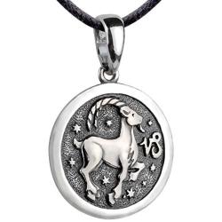 Zodiac Sign Pendant Necklace 925 Sterling Silver Horoscope Medallion Coin Disc Choker Charm Constellation Astrology Jewelry for Men Women